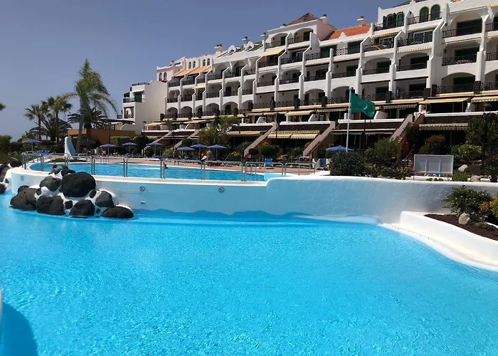 Rocas Del Mar With Heated Pool And Double Terrace Appartement Costa Del Silencio